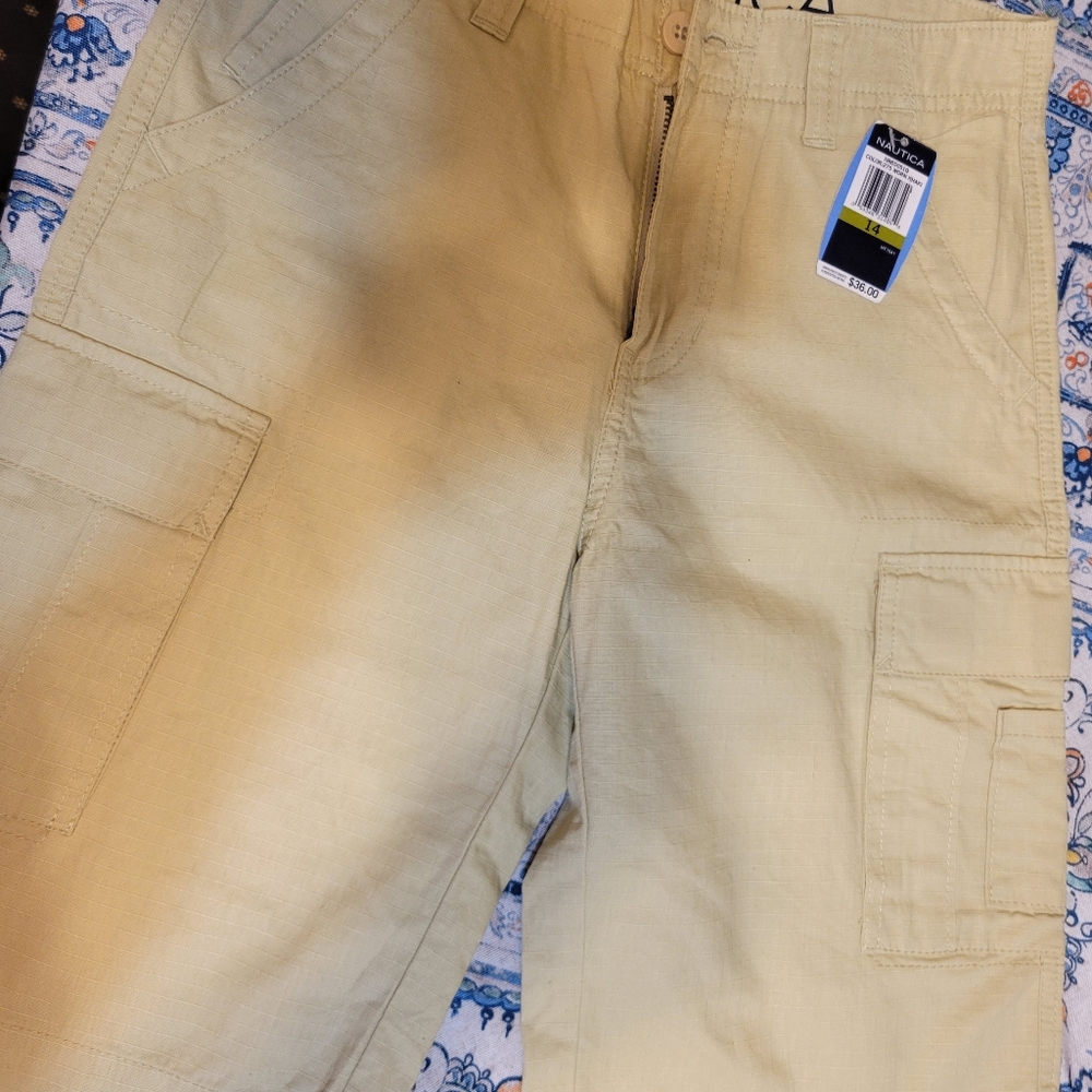 NWT Nautica Boys khaki shorts